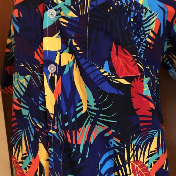 TAILOR PAL LOVE BOLD HAWAIIAN BUTTON DOWN SHIRT - Picture 2 of 5